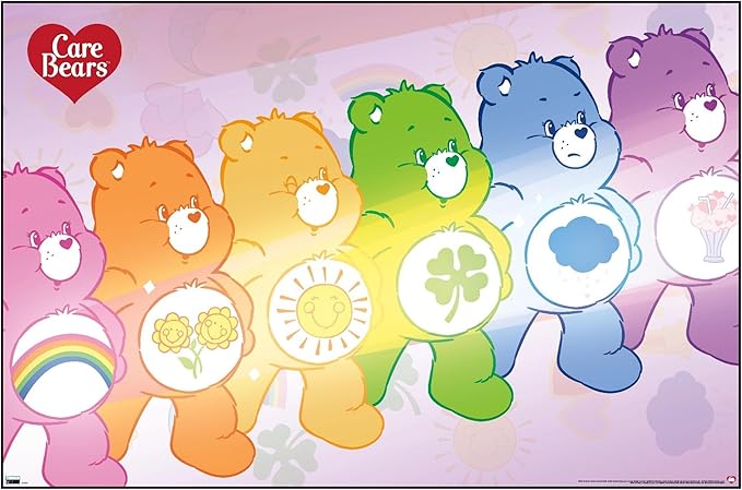 Care Bears - Care Bear Stare Wall Poster, 34L" x 22.4W", Premium Unframed Version