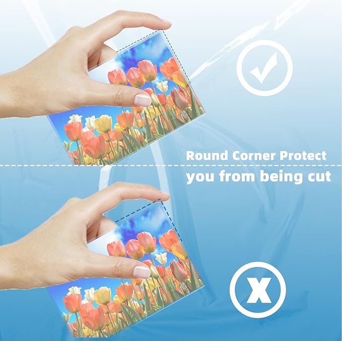 Uinkit 300Pack Thermal Laminating Pouches Card Size 4.3x6.3Inches 5mil Thickness Laminating Sheets for Extra Protection Sealed 4x6 inches Photo Clear Glossy,Lamination Sheets Paper for Laminator