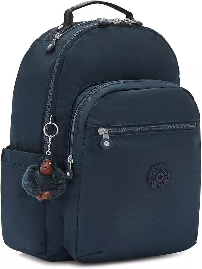 Kipling Women's Seoul 15" Laptop Backpack, Durable, Roomy with Padded Shoulder Straps, Built-In Protective Sleeve