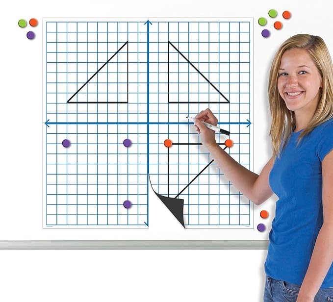 EAI Education Jumbo Magnetic X-Y Coordinate Grid