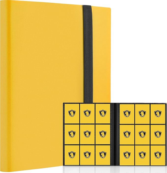 9 Pocket Trading Card Binder, Premium Card Book for 360 Cards, Sturdy Card Album for Collectible Cards, Side-Loading