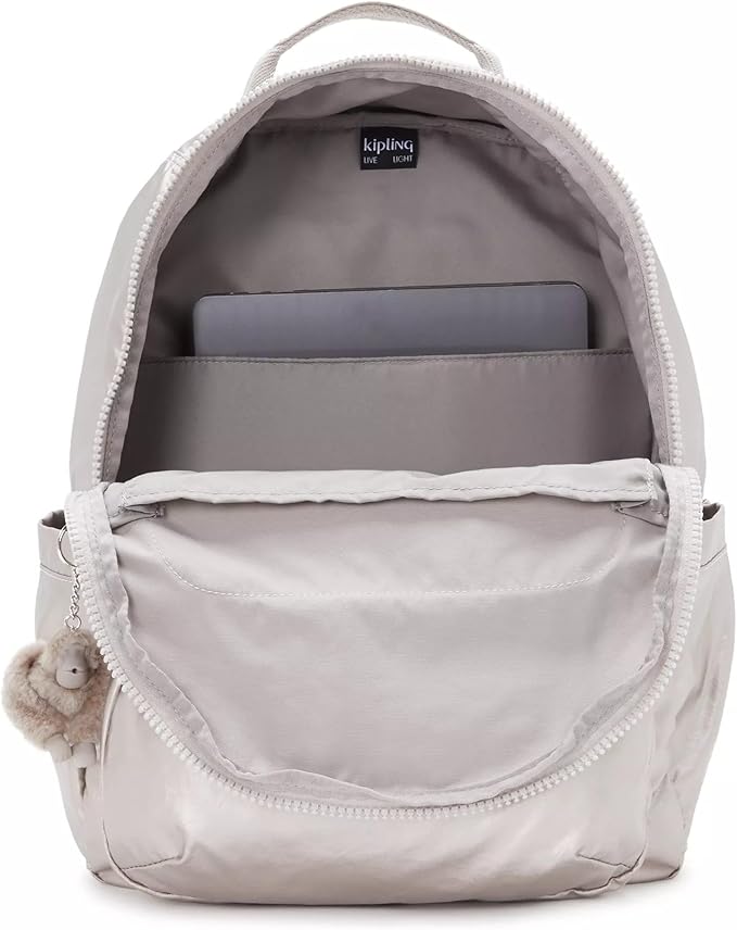 Kipling Women's Seoul 15" Laptop Backpack, Durable, Roomy with Padded Shoulder Straps, Built-In Protective Sleeve