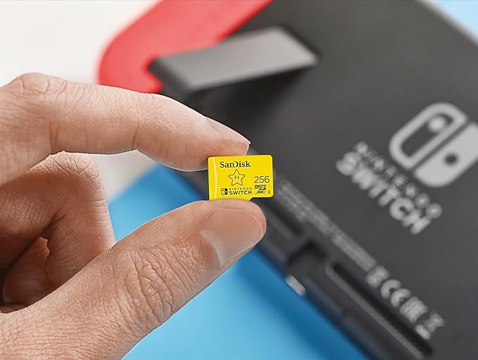 SanDisk 256GB microSDXC-Card, Licensed for Nintendo-Switch - SDSQXAO-256G-GNCZN