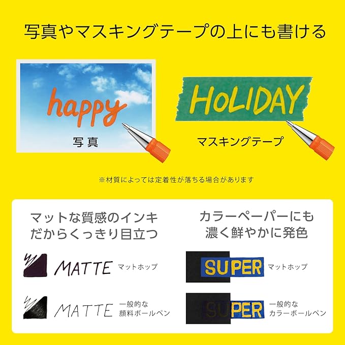 Pentel Color Ballpoint Pen, Matte Hop, Black, 10 Pens K110-VA