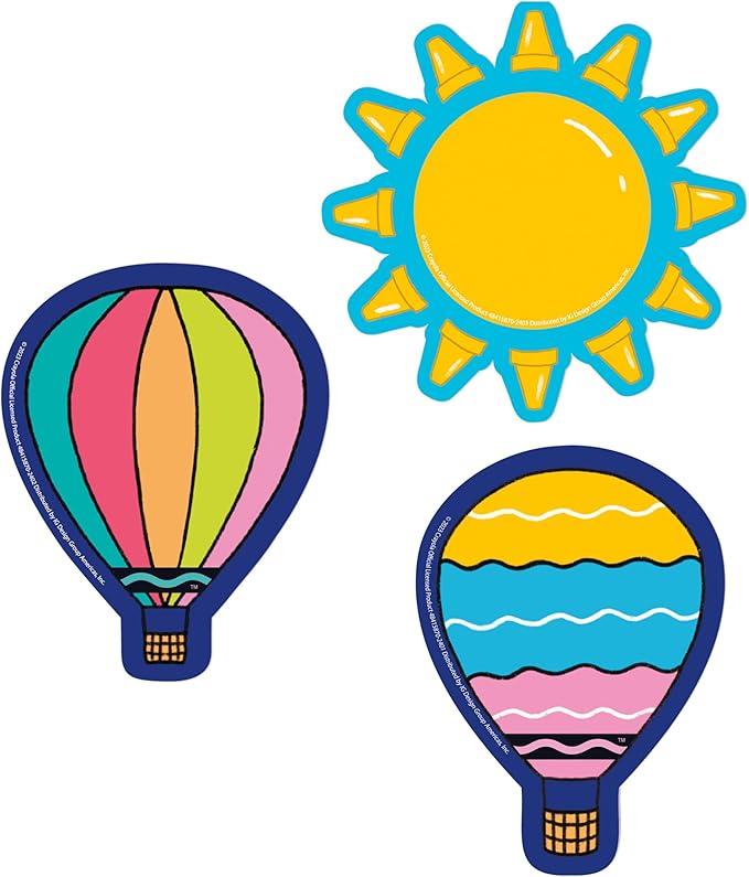 Eureka Crayola Colors of Kindness Paper Cut-Out Classroom Decorations for Teachers, 36 Pieces