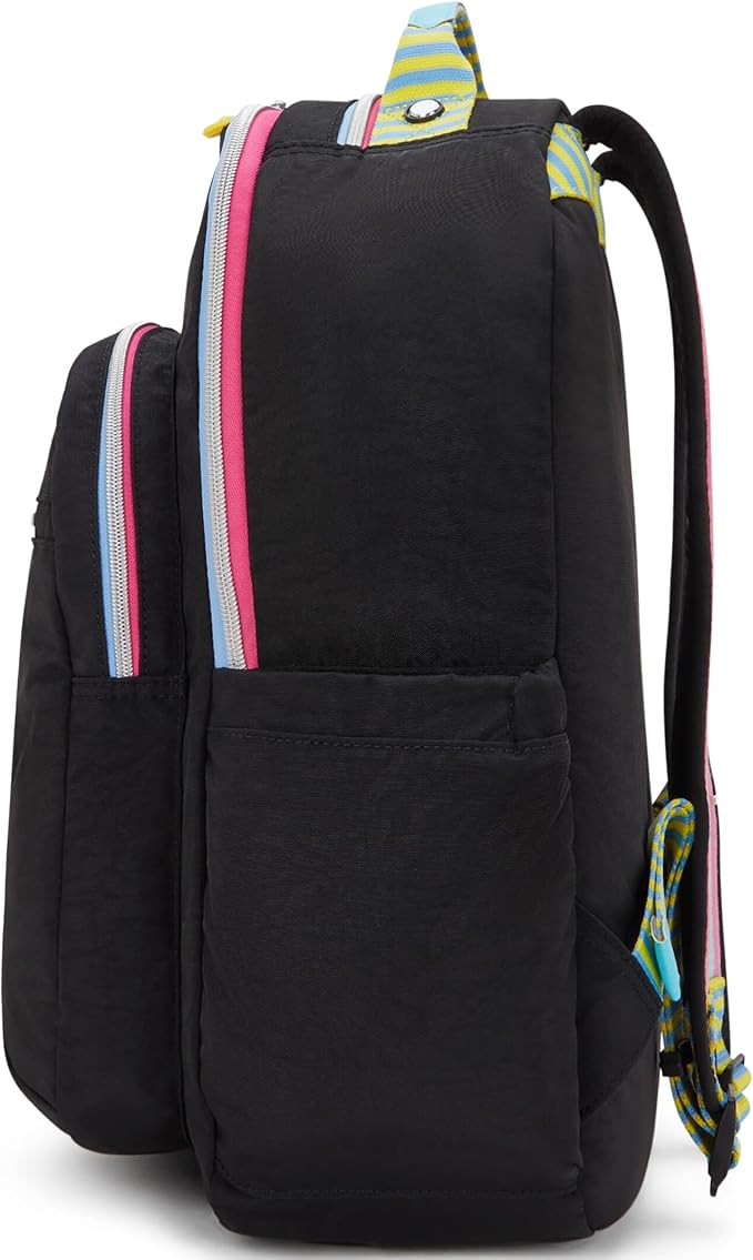 Kipling Women's Seoul 15" Laptop Backpack, Durable, Roomy with Padded Shoulder Straps, Built-In Protective Sleeve