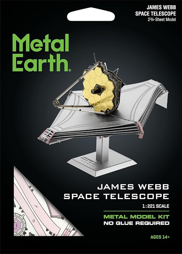 Metal Earth James Webb Space Telescope 3D Metal Model Kit Fascinations