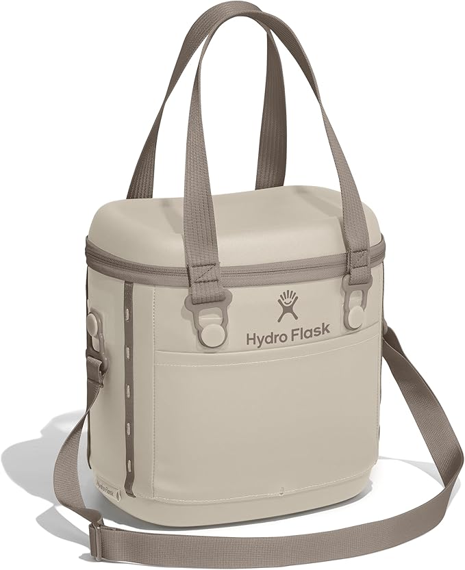 Hydro Flask Carryout Cooler - Insulated Portable Soft Cooler - 10 L Capacity in Oat