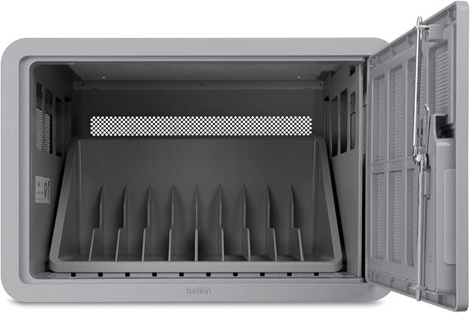 Belkin Secure and Charge - AC Lockable Classroom Charging Station for Laptops & Tablets - Classroom Organization & iPad Charging Station - Up To 10 Devices Including iPads, Samsung Tablets & More