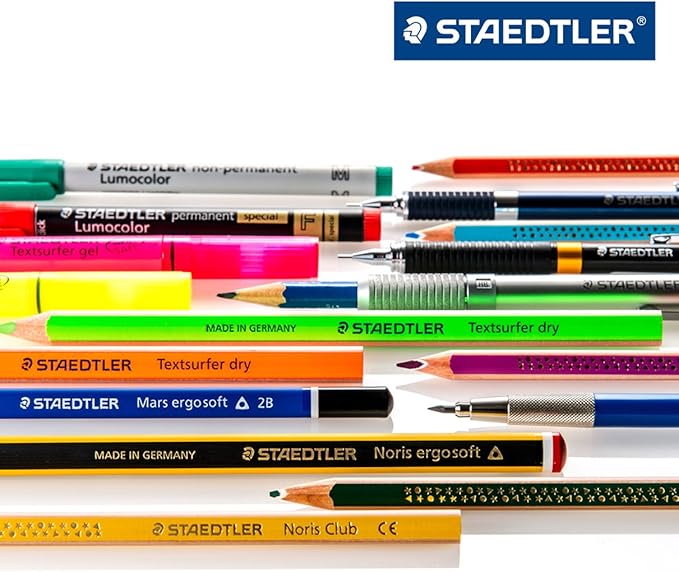 Staedtler Micro Mars Carbon Mechanical Pencil Leads, 0.7 mm, 2H, 60 mm x 12 (250 07 2H)