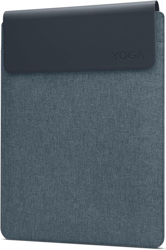 Lenovo Slim Laptop Sleeve 14 Inch Notebook/Tablet - Compatible with MacBook Air/Pro - Eco-Friendly Lightweight Case with Accessory Pocket & Magnetic Closure - Teal