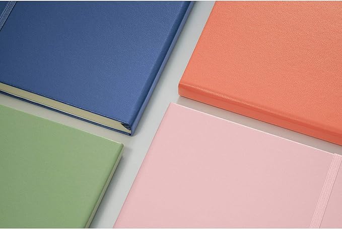 LEUCHTTURM1917 - Notebook Softcover Medium A5-123 Numbered Pages for Writing and Journaling (Ruled, Bellini)