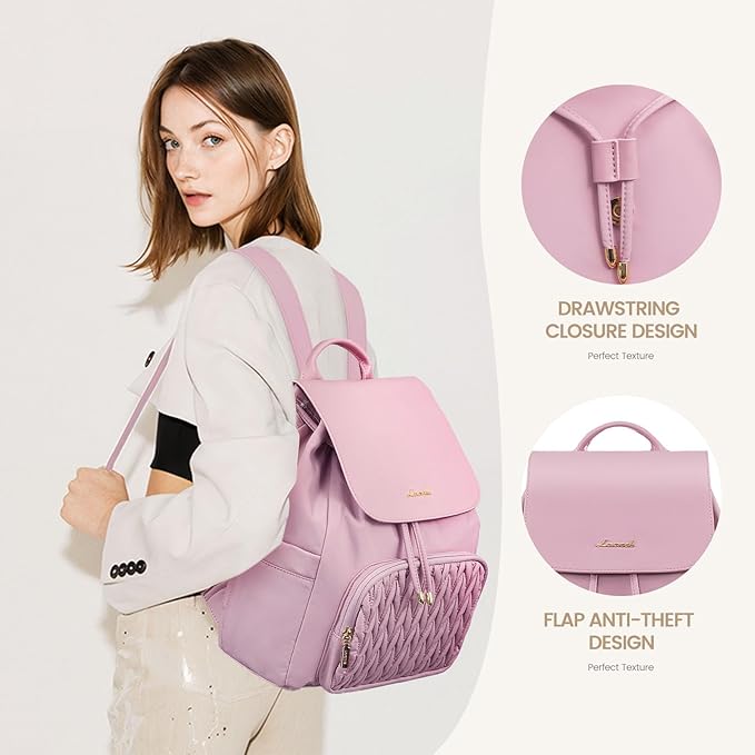 LOVEVOOK Mini Backpack for Women,Small Backpack Purse for Travel Work Cute Backpack Daypack With Anti-theft Pocket Mini Bag for Daily College Shopping
