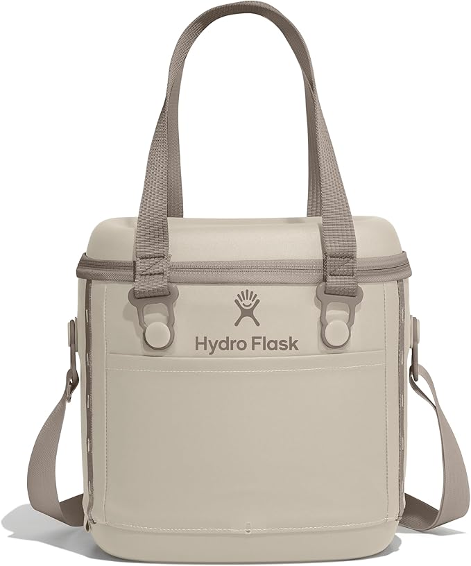 Hydro Flask Carryout Cooler - Insulated Portable Soft Cooler - 10 L Capacity in Oat