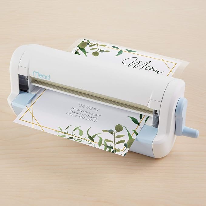 Mead Laminator, Cold Seal Lamination Machine, 9" Max Width, Classroom, Office, Home, Projects (628100)
