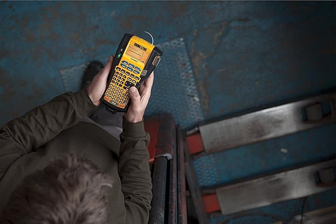 DYMO Industrial Label Maker & Carry-Case RhinoPRO 5200 Label Maker, for Job Sites and Heavy-Duty Labeling Jobs, Prints Fast, Includes 2 Rolls of DYMO Industrial Vinyl Labels