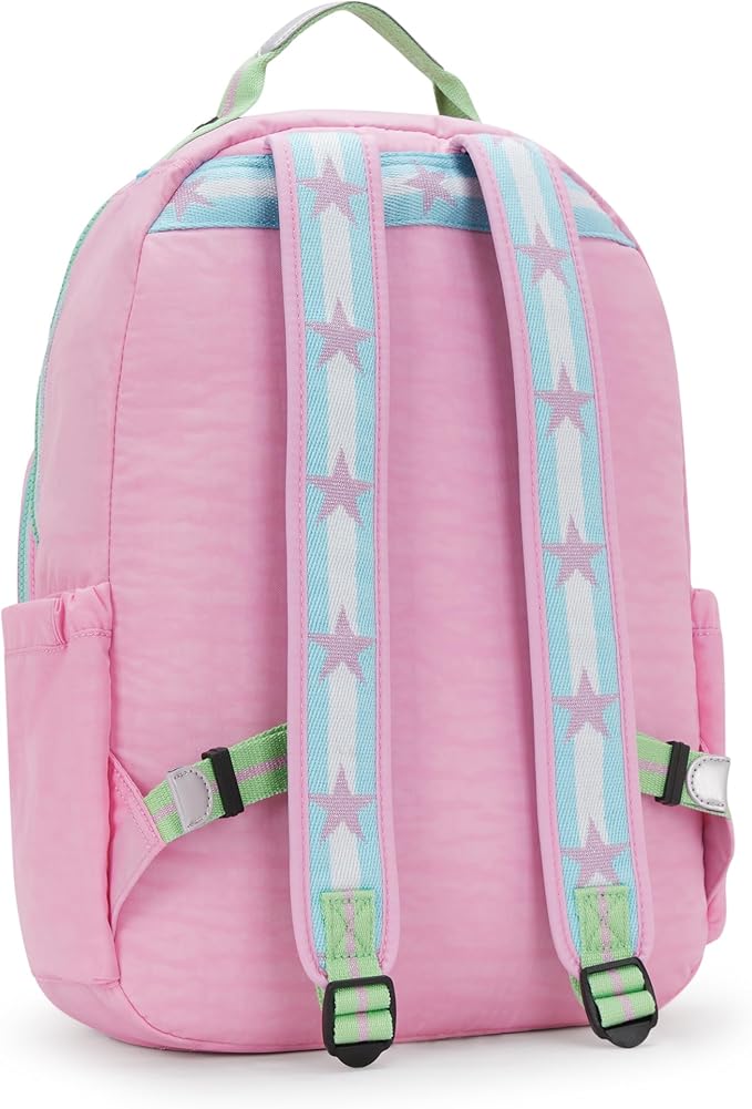 Kipling Women's Seoul Fc 15" Laptop Backpack, Durable, Roomy with Padded Shoulder Straps, Built-In Protective Sleeve