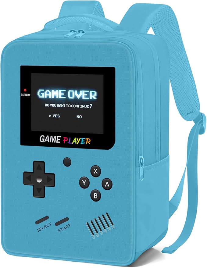 Gamer Backpack for Boys,School Boys Backpack for Kids Children Teens Elementary Middle High School,17" Large Capacity Student Bookbag & Multifunctional Video Game Travel Bag