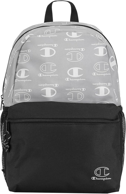 Champion Merit Backpack, Grey/White, OS