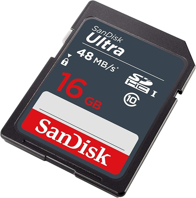 SanDisk Ultra 16GB SD SDHC Memory Flash Card UHS-I Class 10 Read Speed up to 48MB/s 320X SDSDUNB-016G-GN3IN Wholesale Lot