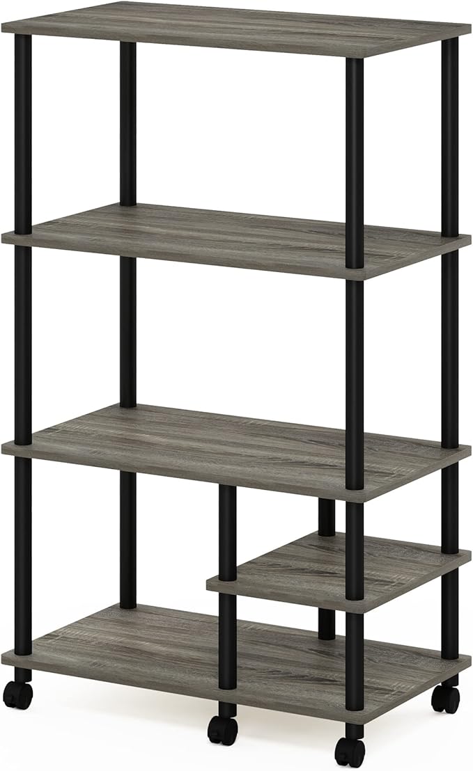 Furinno Turn-N-Tube 3-Tier Toolless Multipurpose Printer Stand Display Storage Shelf