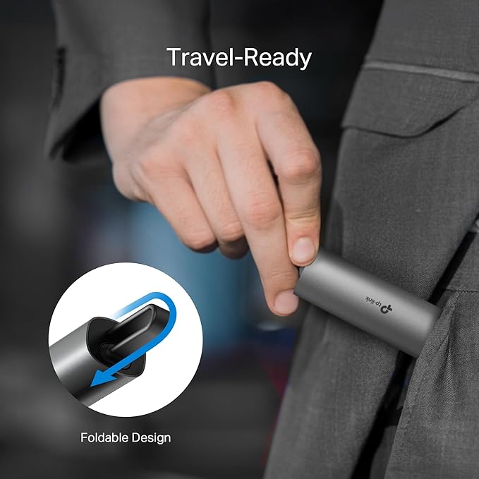 TP-Link USB C to Ethernet Adapter, 2.5 G Plug & Play Network Adapter | Type-C to RJ45 | Aluminum Alloy Case | Thunderbolt 4/3 Compatible for MacBook Pro/Air, iPad, iPhone 16 Pro/Max and More (UE302C)