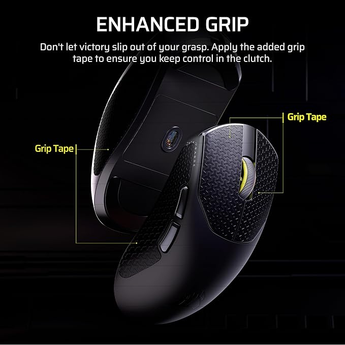 Corsair Sabre v2 PRO Ultralight FPS Wireless Gaming Mouse – 33,000 DPI, 36g Weight, 8,000Hz Hyper-Polling, Mechanical Switches, Up to 70-Hour Wireless Battery Life, Web Hub – White