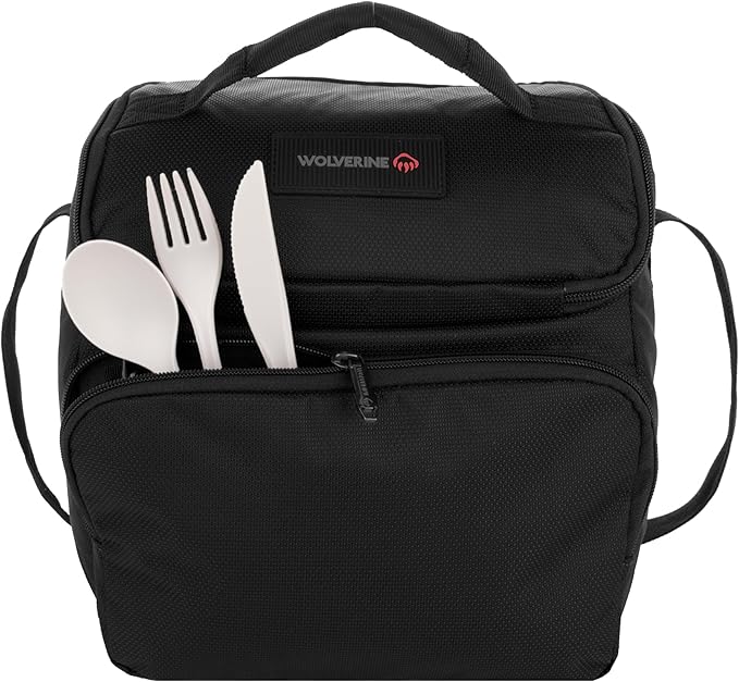 Wolverine Lunch Cooler | Insulated | 12 Can Capacity | Worksite | Heavy Duty | Travel | Leakproof | Durable