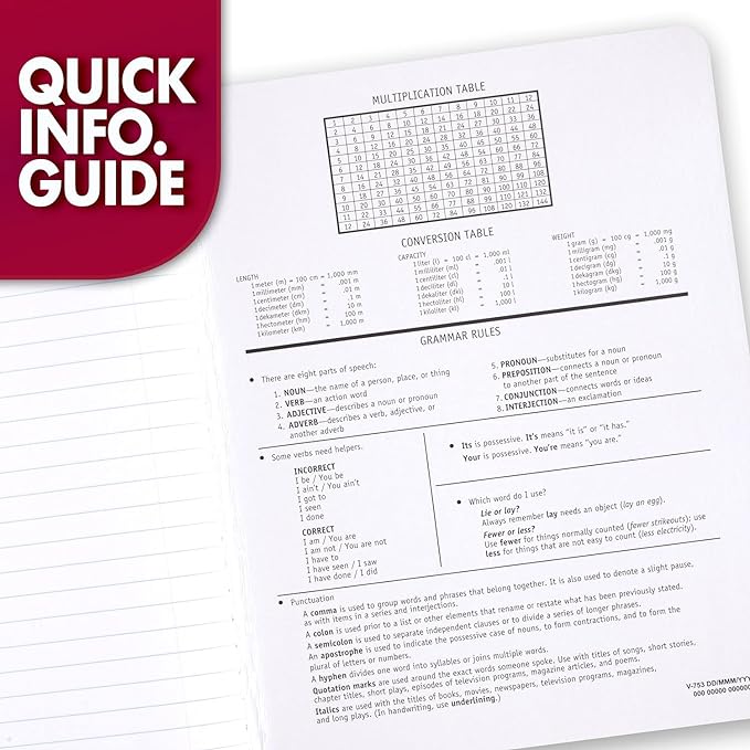 Mead Composition Notebook, Wide Ruled Paper, 7-1/2" x 9-3/4", 100 Sheets, Blue Marble (09918AY7)