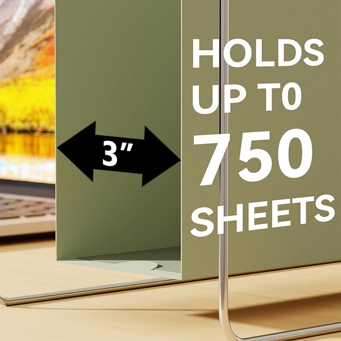 Ansook Letter Size Hanging File Folders Extra Capacity,3" Expansion Plastic Hang Folders for Filing Cabinet,Assorted Colors,12 Pack File Folders Hanging with Tabs,Office School Hanging File Organizer