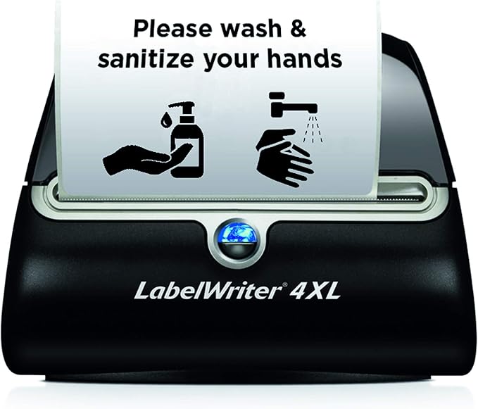 DYMO Authentic LW Extra-Large Shipping Labels DYMO Labels for LabelWriter 5XL and 4XL Label Printers Only White 4" x 6" 1 Roll of 220