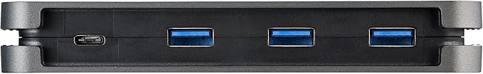 StarTech.com 4 Port USB C Hub - 3X USB-A/1x USB-C - 5Gbps USB 3.0 Type-C Hub (3.2/3.1 Gen 1) - Bus Powered - Portable USB-C to USB-A Adapter Hub - 11.2" (28.5cm) Cable w/Cable Management (HB30CM3A1CB)
