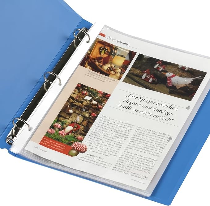 Sheet Protectors 8.5 x 11 inch Clear Page Protectors for 3 Ring Binder,50 Pack Plastic Sleeves for Binders，Top Loading Plastic Sleeve for Binders, Letter Size, documents and Photos, Office Supplies.