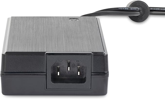 StarTech.com 160W Universal DC Power Adapter (24V/6.6A), 4ft(1.2m) 2-Wire Cord, 2/3-Pin Terminal Blocks, 100-240V AC/DC External Power Supply for Industrial USB Hubs, NA/UK/EU/ANZ (160W-POWER-ADAPTER)