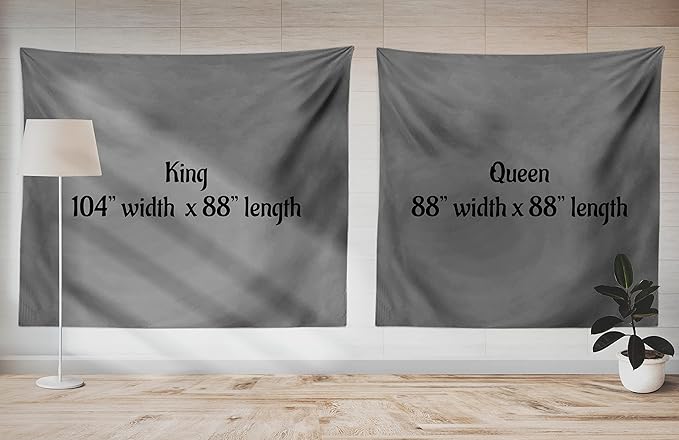 Ambesonne Aurora Borealis Tapestry, Exquisite Atmosphere Solar Starry Sky Calming Night Image, Fabric Wall Hanging Decor for Bedroom Living Room Dorm, 45" X 30", Dark Blue Mint Green
