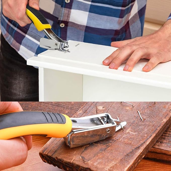 Upholstery and Construction Staple Remover with Tack Puller Tool, Nail Puller, Carpet Remover, for Removing All Kinds of Staples for Furniture, Wooden Case, Carton, Floor, Photo Frame （3pcs）