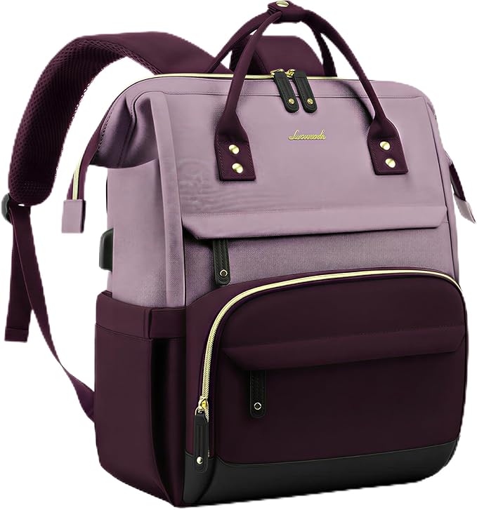 LOVEVOOK Laptop Backpack for Women, 17 Inch Work Business Backpacks Purse With Large Capacity