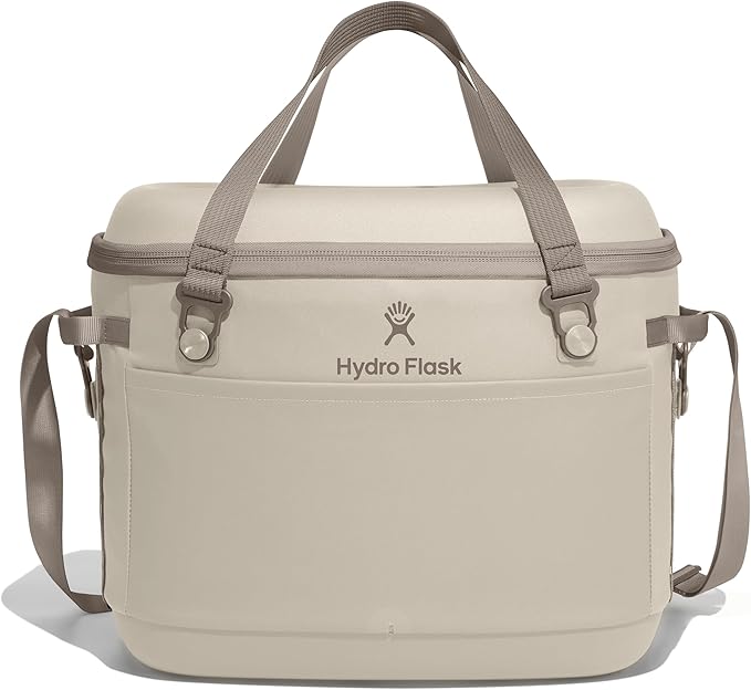 Hydro Flask Carryout Cooler - Insulated Portable Soft Cooler - 30 L Capacity in Oat