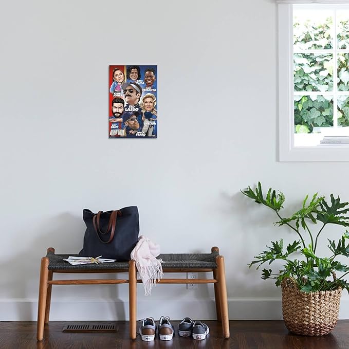 Ted Lasso - Character Grid Wall Poster, 19L" x 13W", Premium Unframed Version