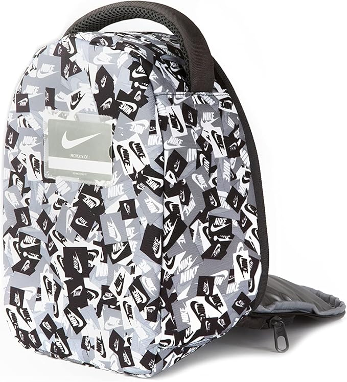 Nike Classic Fuel Pack Lunch Bag - Black with Grey, One Size