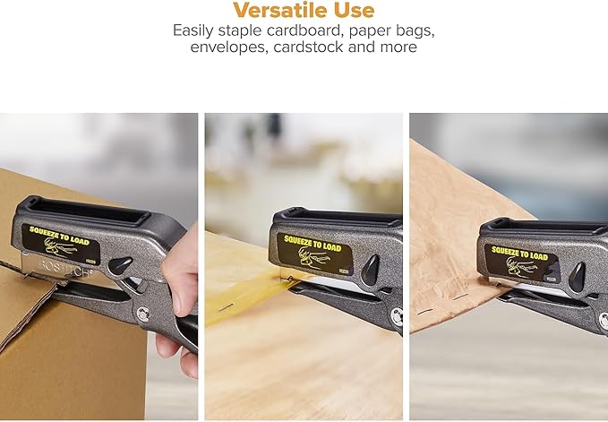 Bostitch Office B8 Heavy Duty All Metal 45 Sheet Plier Stapler, 210 Stapler Capacity, Full-Strip, Black