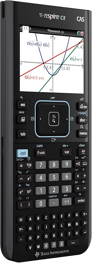 Texas Instruments Nspire CX CAS Graphing Calculator (Renewed)