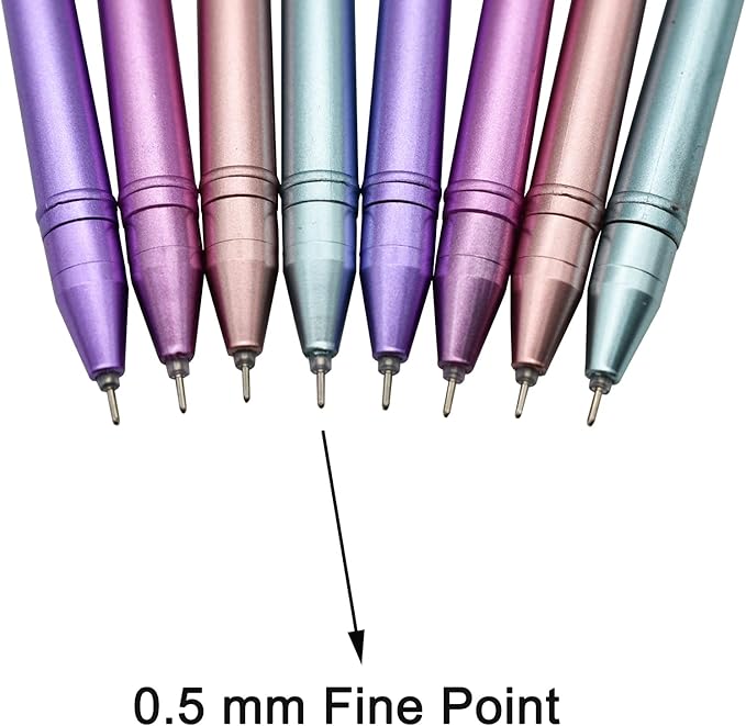 Maydahui 12 PCS Big Diamond Gel Pen Crystal Bling Pens Black Ink for Girls School Office Supplies