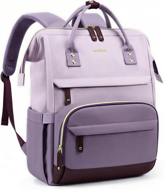LOVEVOOK Laptop Backpack for Women, 15.6 Inch Work Business Backpacks Purse With Large Capacity