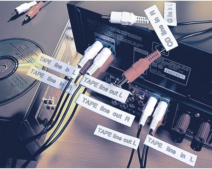 Brother TZe-611 Labelling Tape Cassette, Black on Yellow, 6 mm (W) x 8 m (L), Laminated, Brother Genuine Supplies