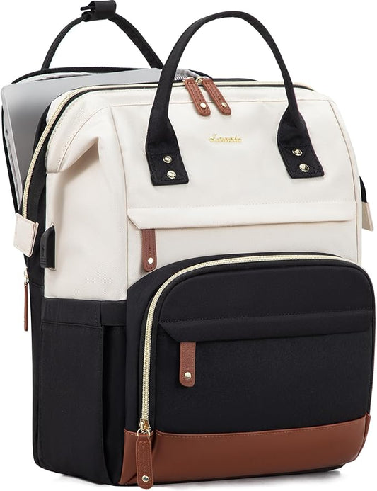 LOVEVOOK Laptop Backpack for Women, 17 Inch Work Business Backpacks Purse With Large Capacity