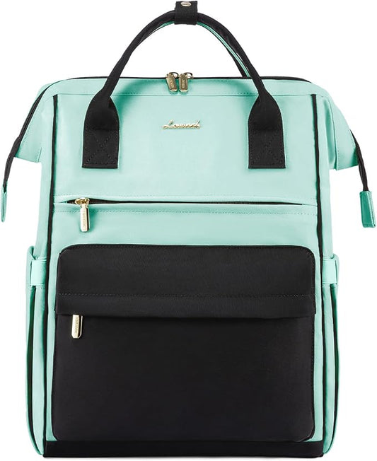 LOVEVOOK Laptop Backpack for Women,15.6 Inch Work Teacher Nurse Bag,Business Computer Backpack Purse with USB Port,Stylish Casual Daypack for Travel