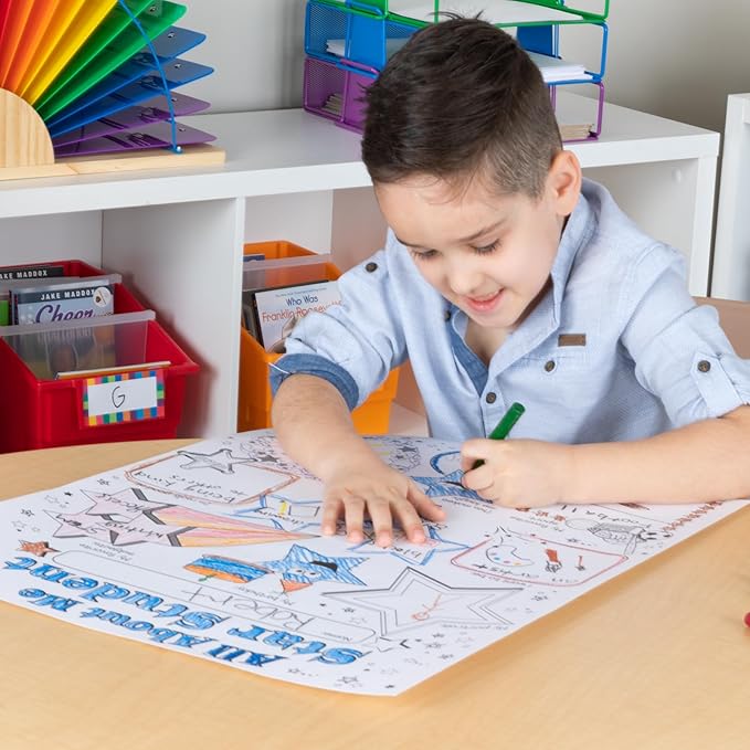 Ready-to-Decorate All About Me Star Student Posters - 24 Posters