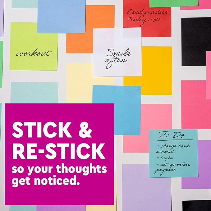 Post-it Super Sticky Notes 654-5SSLE, 3 in x 3 in (76 mm x 76 mm), Limeade - (24 Pack)