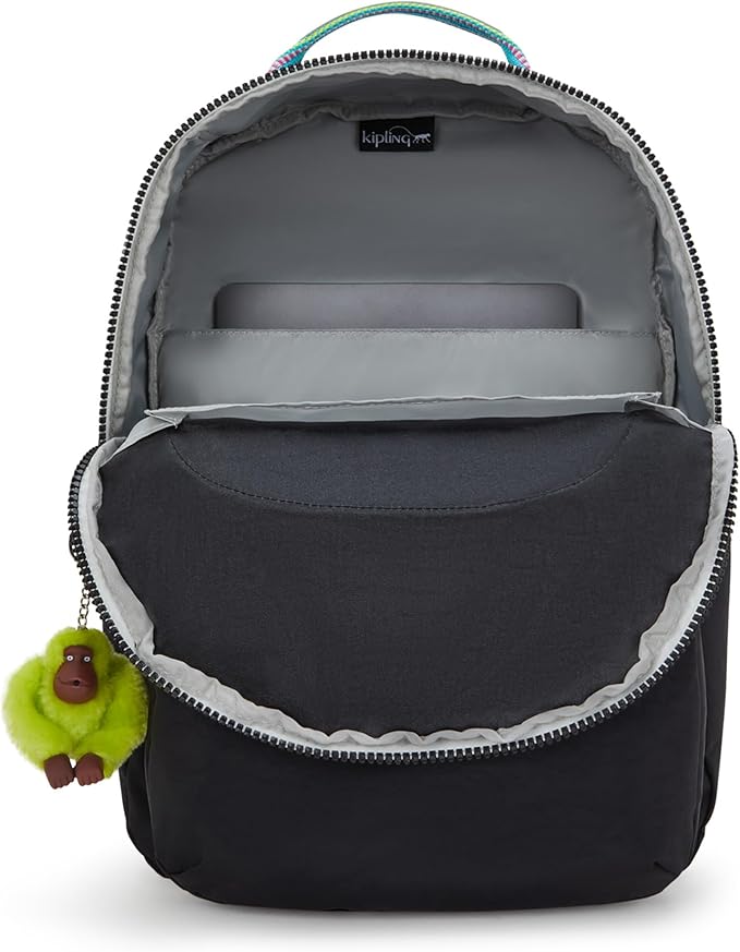 Kipling Women's Seoul 15" Laptop Backpack, Durable, Roomy with Padded Shoulder Straps, Built-In Protective Sleeve